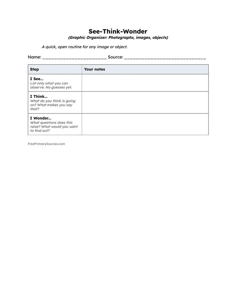 Preview of the organizer